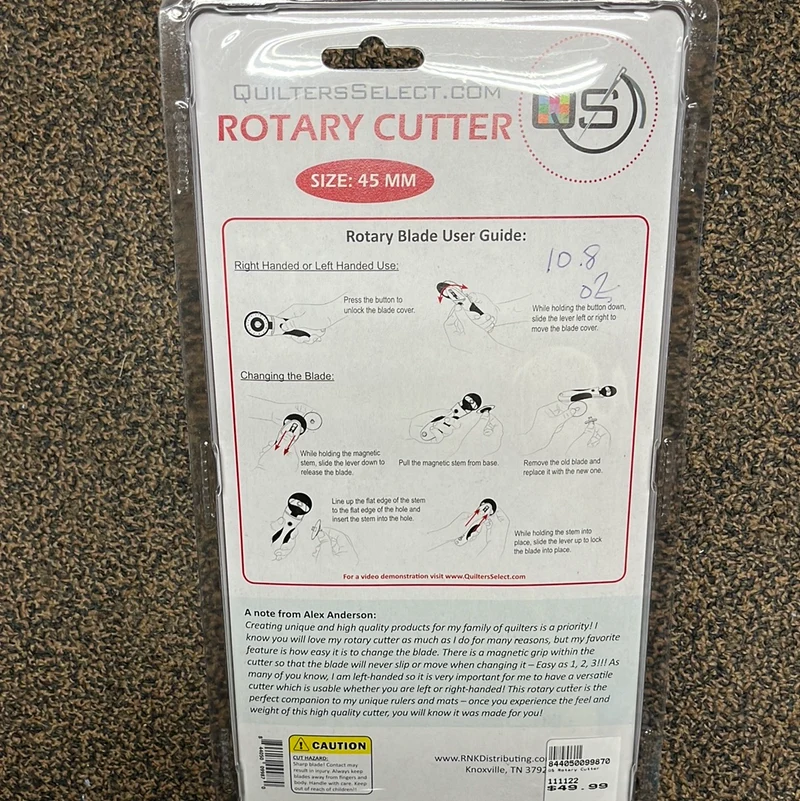 45 mm Rotary Cutter Quilters Select