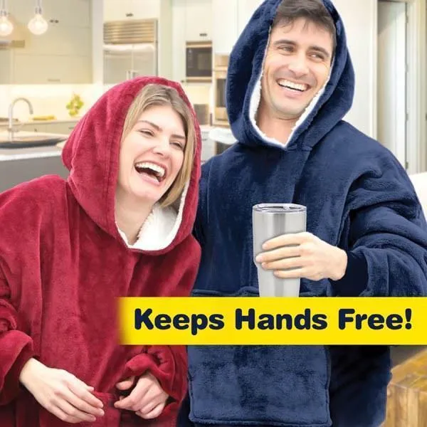 Oversized Blanket Sweatshirt For Adults & Children