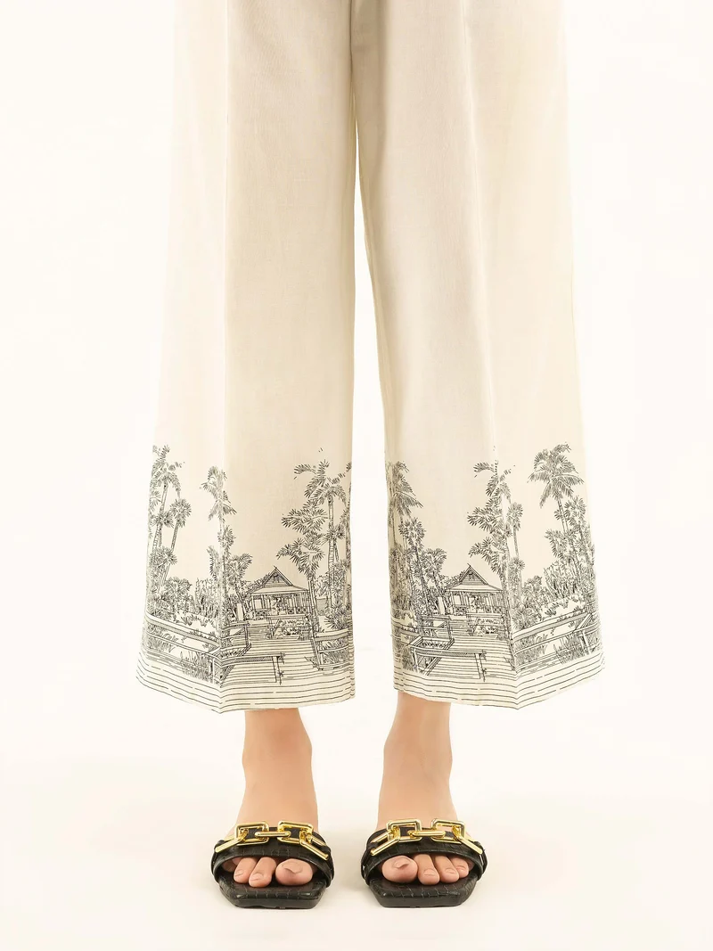 Printed Cambric Trousers
