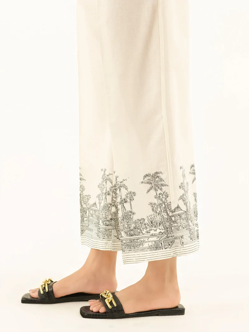 Printed Cambric Trousers