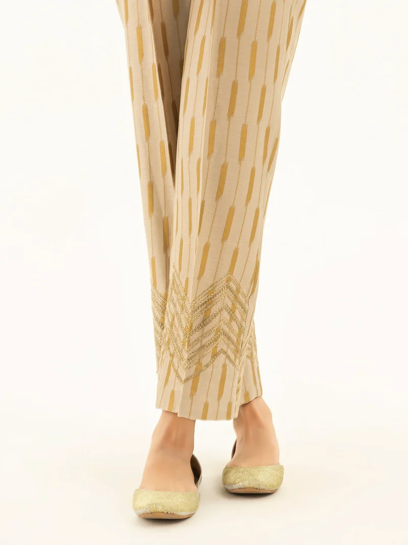 Embroidered Cambric Trousers