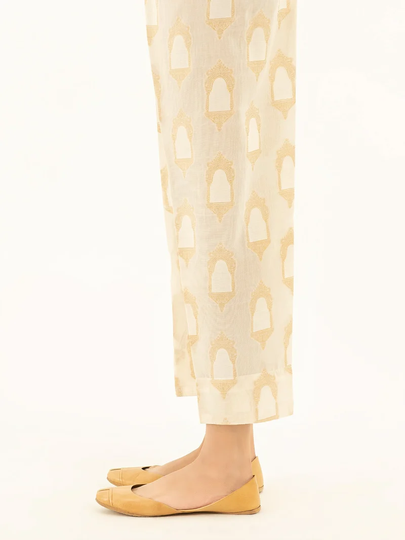 Printed Jacquard Trousers