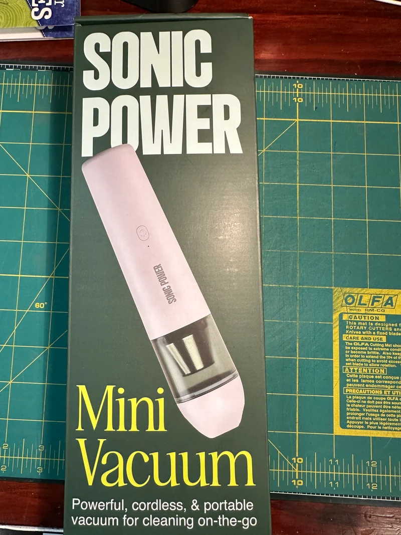 Vacuum Mini Sonic Power White in stock