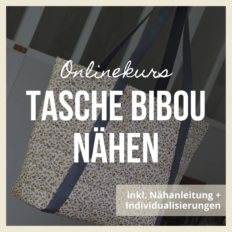 Schnittmuster Ebook Tasche Bibou