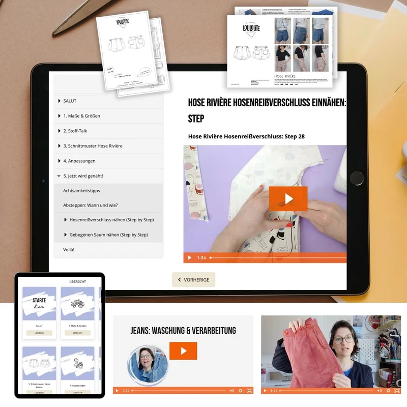 Onlinekurs "Hose RIVIÈRE nähen"