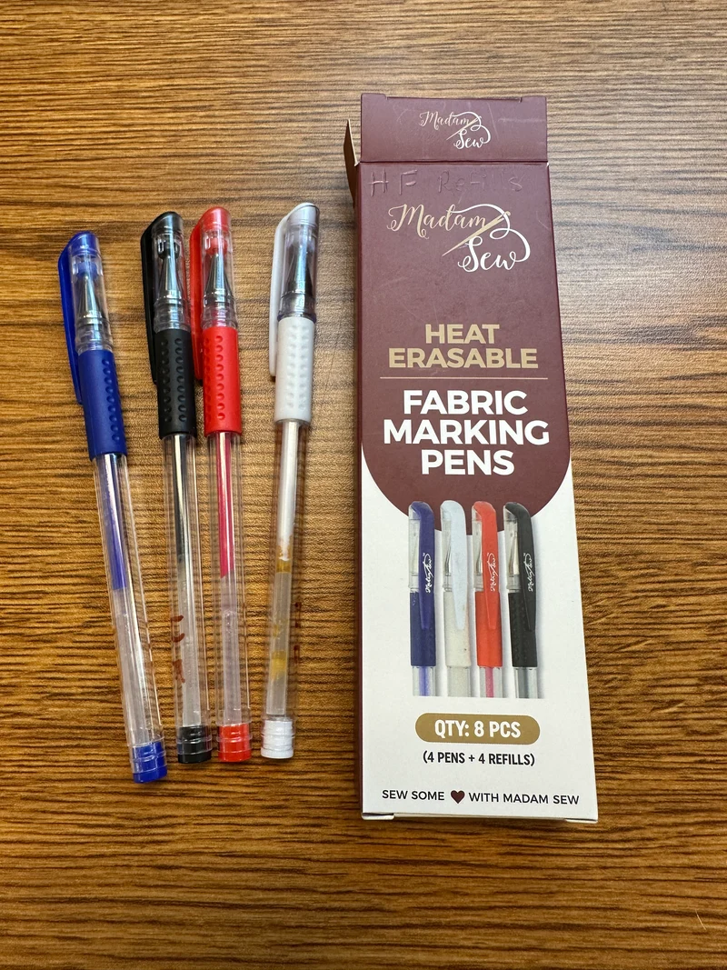 Heat Erasable marking pens 4 colors B75