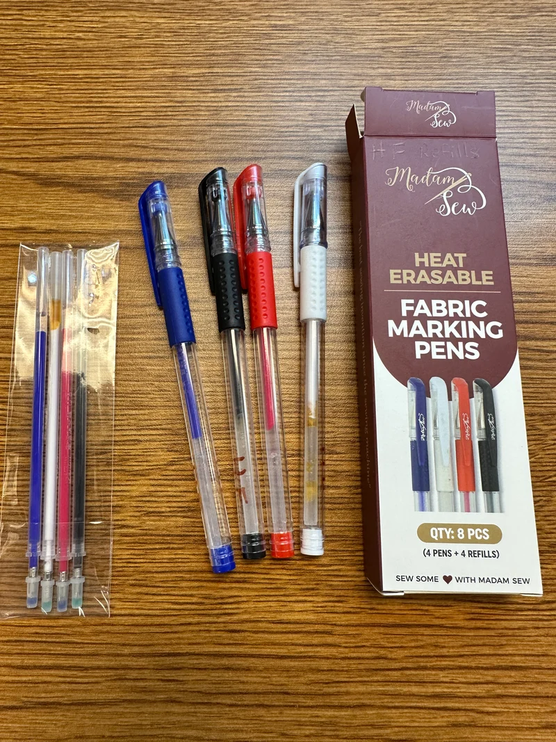Heat Erasable marking pens 4 colors B75