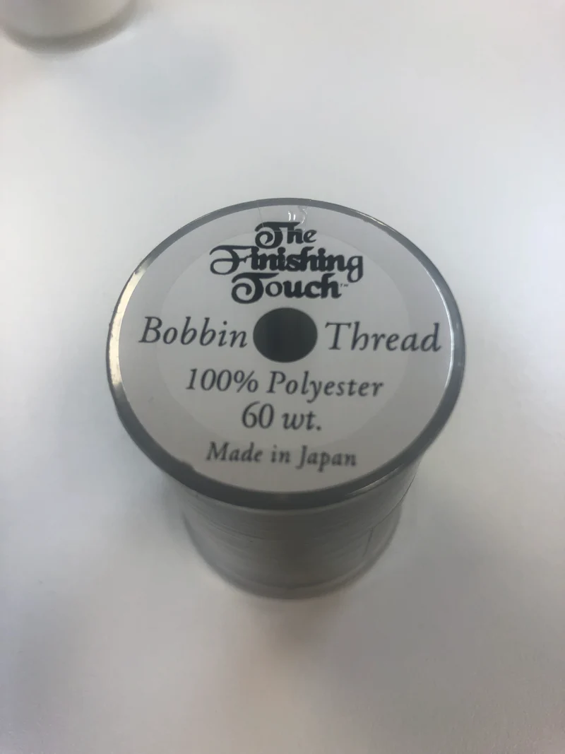 The Finishing Touch Bobbin thread 60 Wt. 1200 yards BLACK Recommended by Jeff for embroidery bobbins Bernina 7 series & Baby Locks