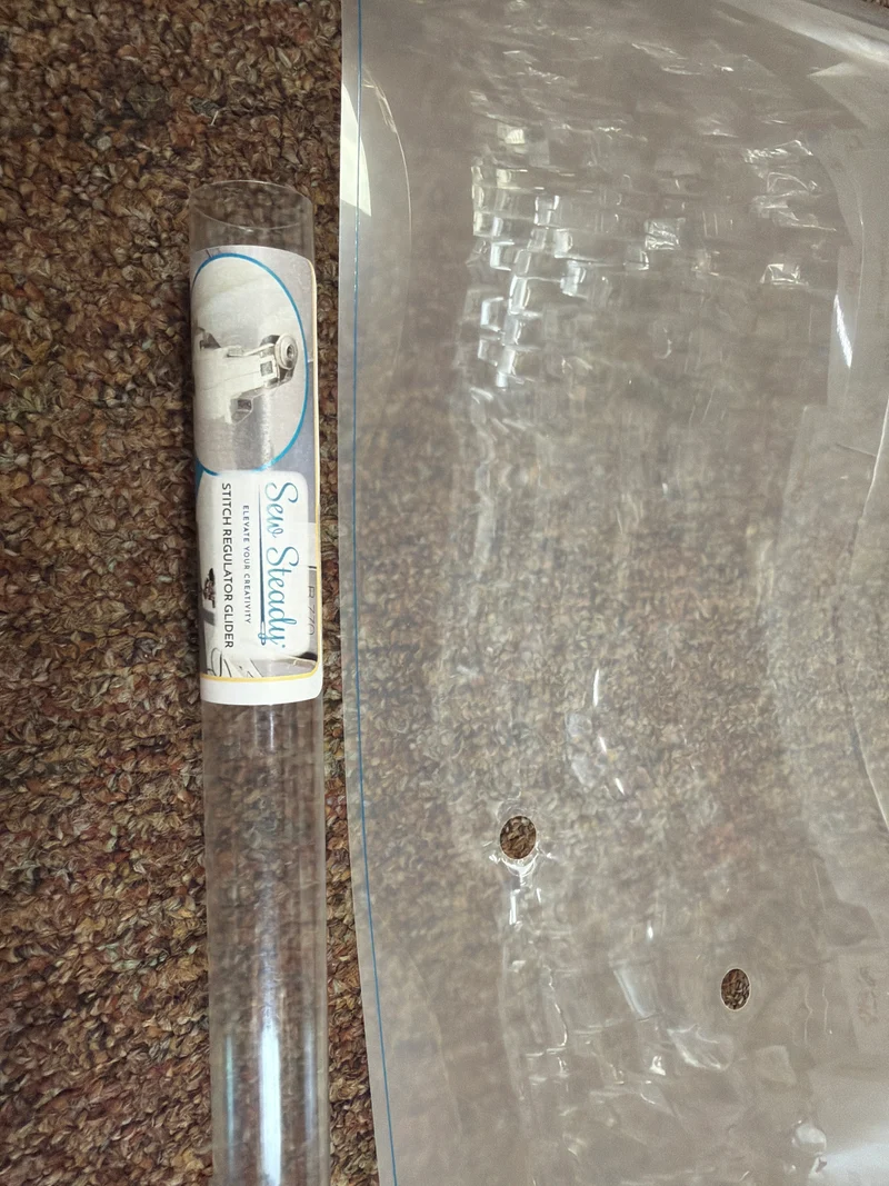 Stitch Regulator glide sheet for table ruler work