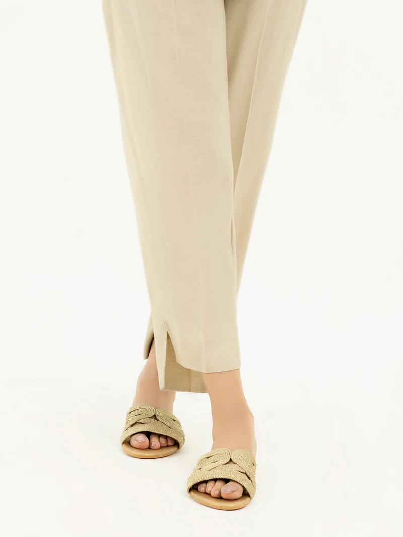 Dyed Silk Trousers