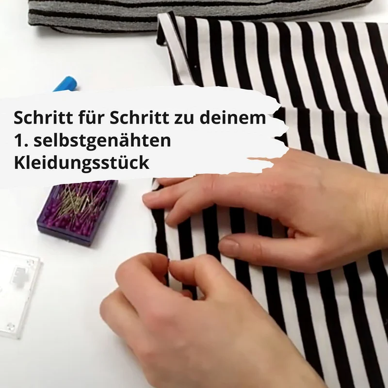 Online-Nähkurs "Dein 1. Kleidungsstück: T-Shirt"