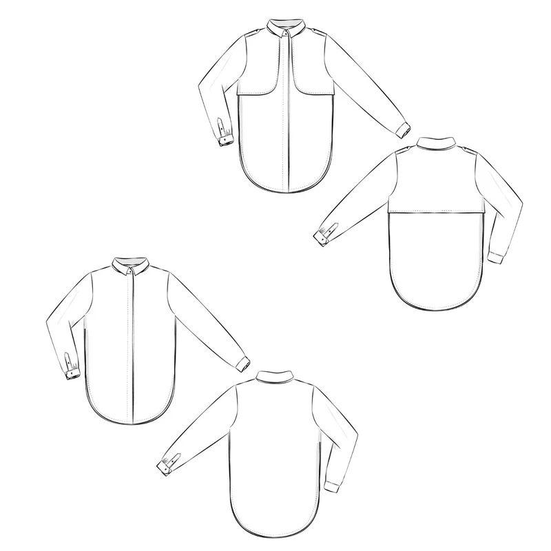 Schnittmuster Ebook Hemdbluse Cocotte