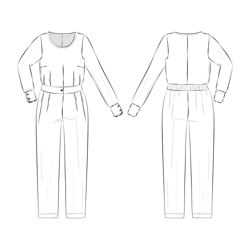 Schnittmuster Ebook Jumpsuit Élégance