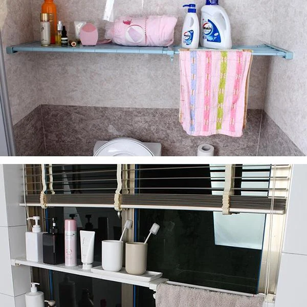 Retractable Nail-Free Storage Layered Partition