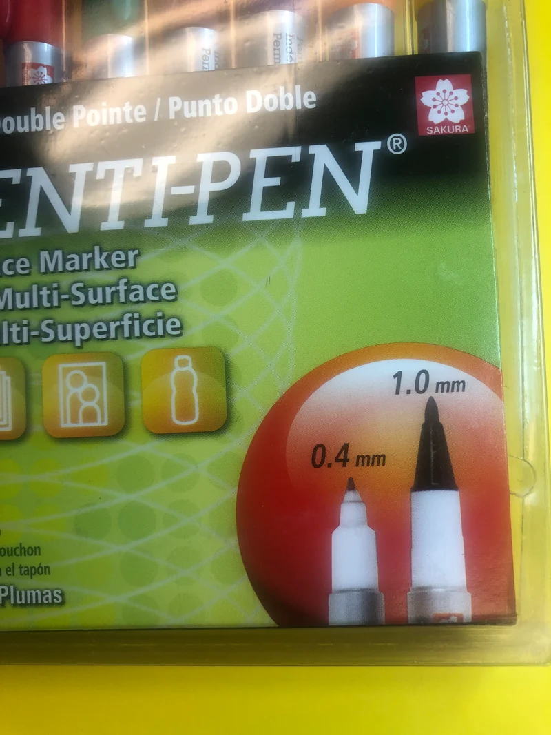 Permanent markers better than sharpie IDenti-Pen set of 8 colors will mark on a mirror fixes embroidery bad spots never washes out Jeff loves these Quilt Label Marker B117