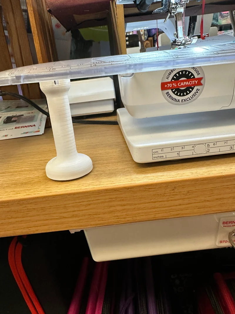 .Bernina current 4 series tray table support leg B22