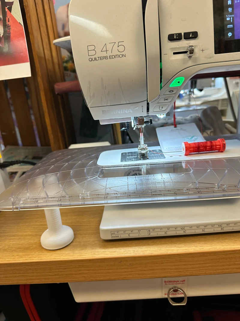 .Bernina current 4 series tray table support leg B22