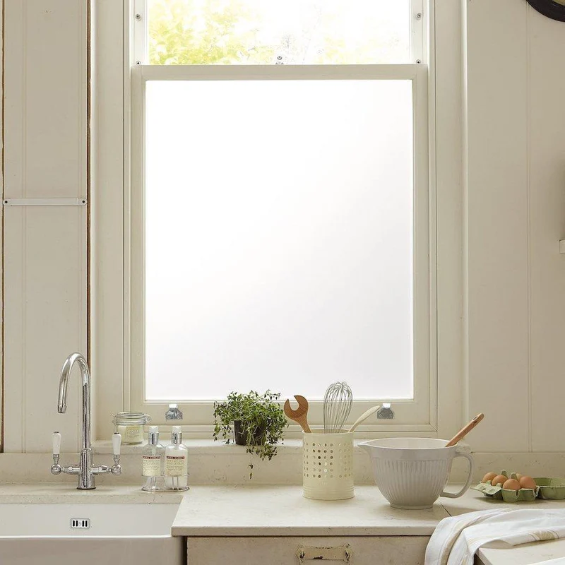 Non-Adhesive Privacy Window Film