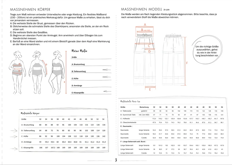 Schnittmuster Ebook Palazzo-Hose Isa