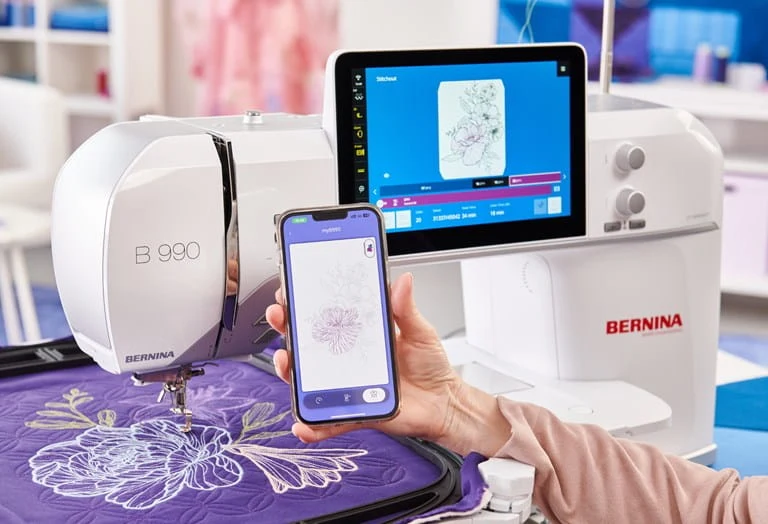 BERNINA 990 PRO mit SDT-XL - Stickmodul