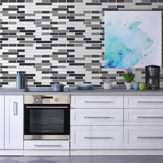 Hot Sale! 3D Mosaic Tile Self-adhesive Stickers(4 PCS)