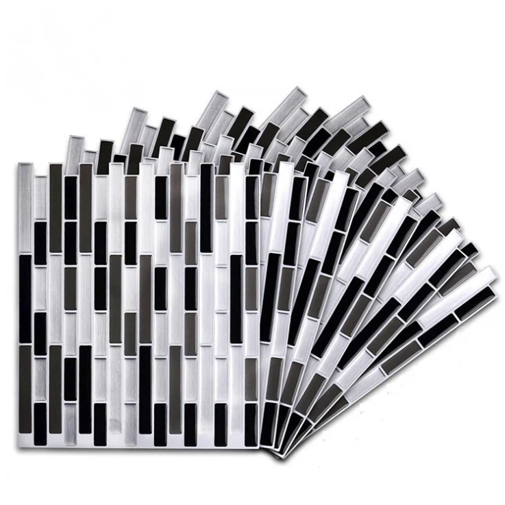 3D Mosaic Tile Self-adhesive Stickers(4 PCS)