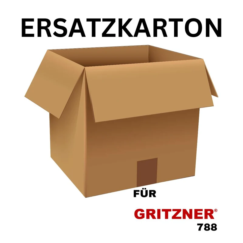 Ersatzkarton mit Styropor für Gritzner 788
