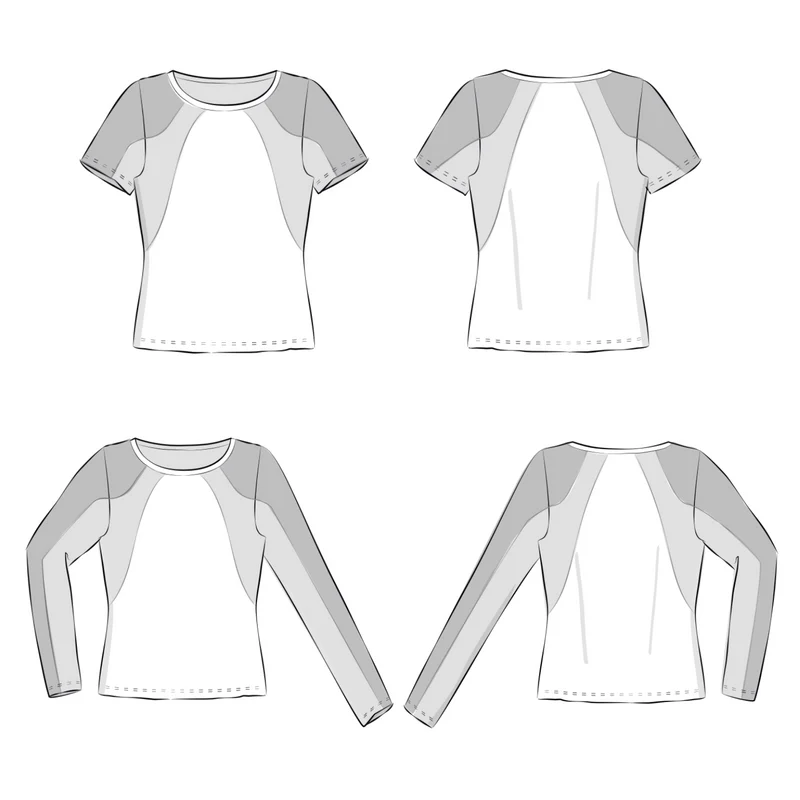 Schnittmuster Ebook Shirt/Schlauchkleid Amy