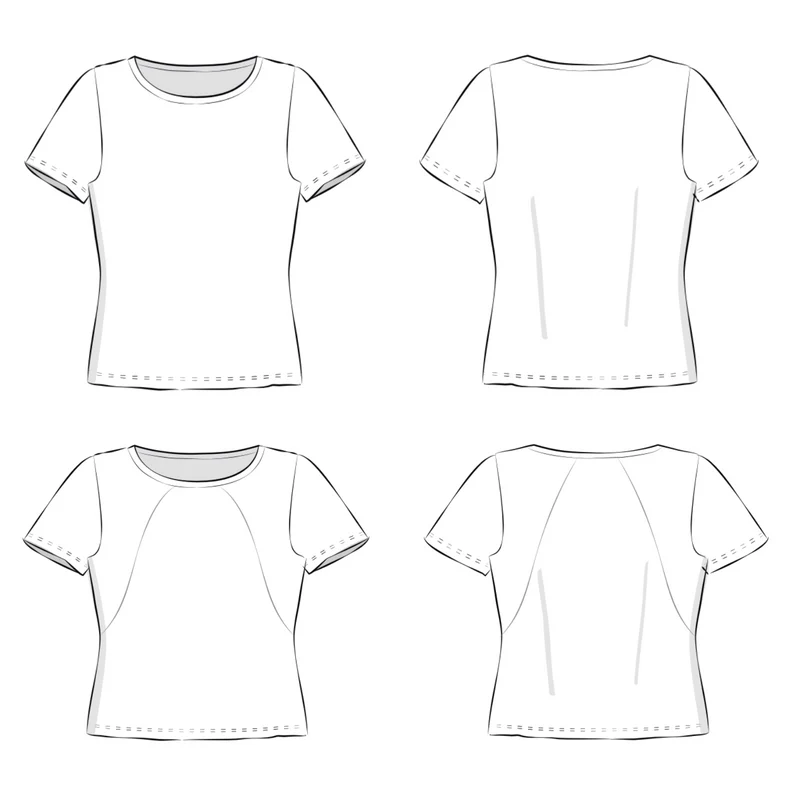 Schnittmuster Ebook Shirt/Schlauchkleid Amy