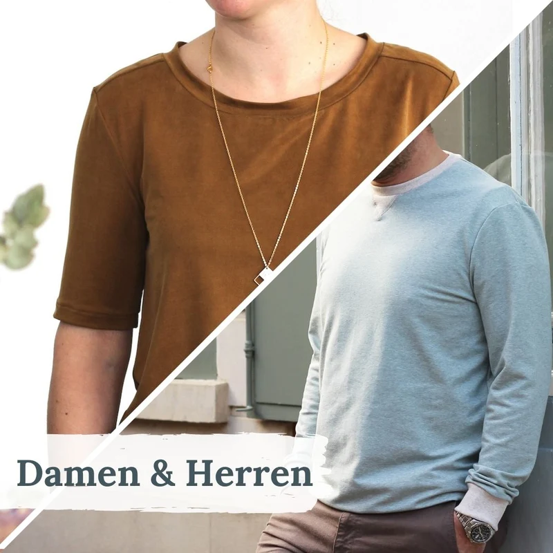 Schnittmuster Ebook Basic Shirt für Frauen & Männer