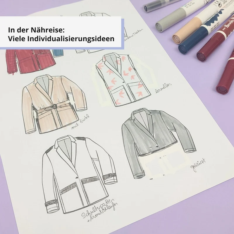 Schnittmuster Ebook Blazer ANOUK