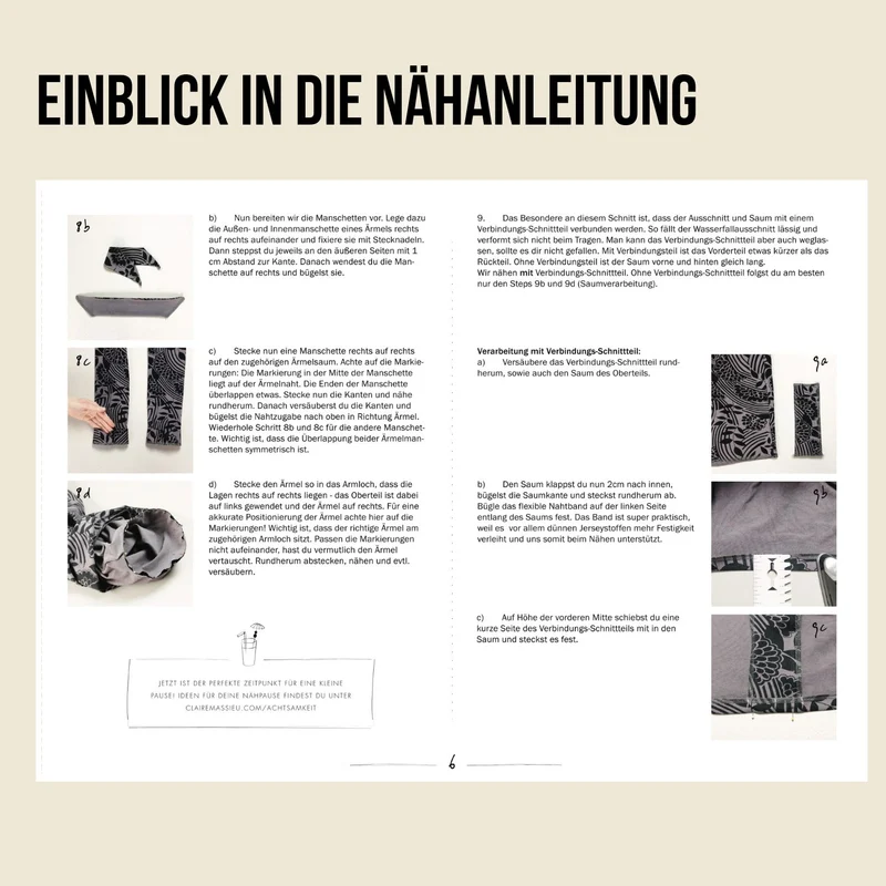 Schnittmuster Ebook Oberteil Chut