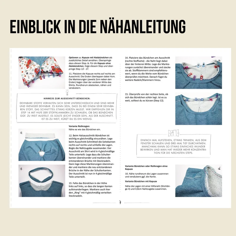 Schnittmuster Ebook Shirt Matice