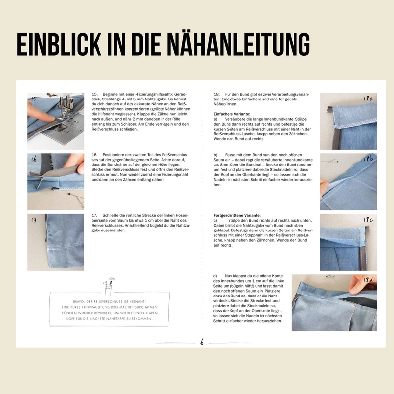 Schnittmuster Ebook Kurze Hose Bisou