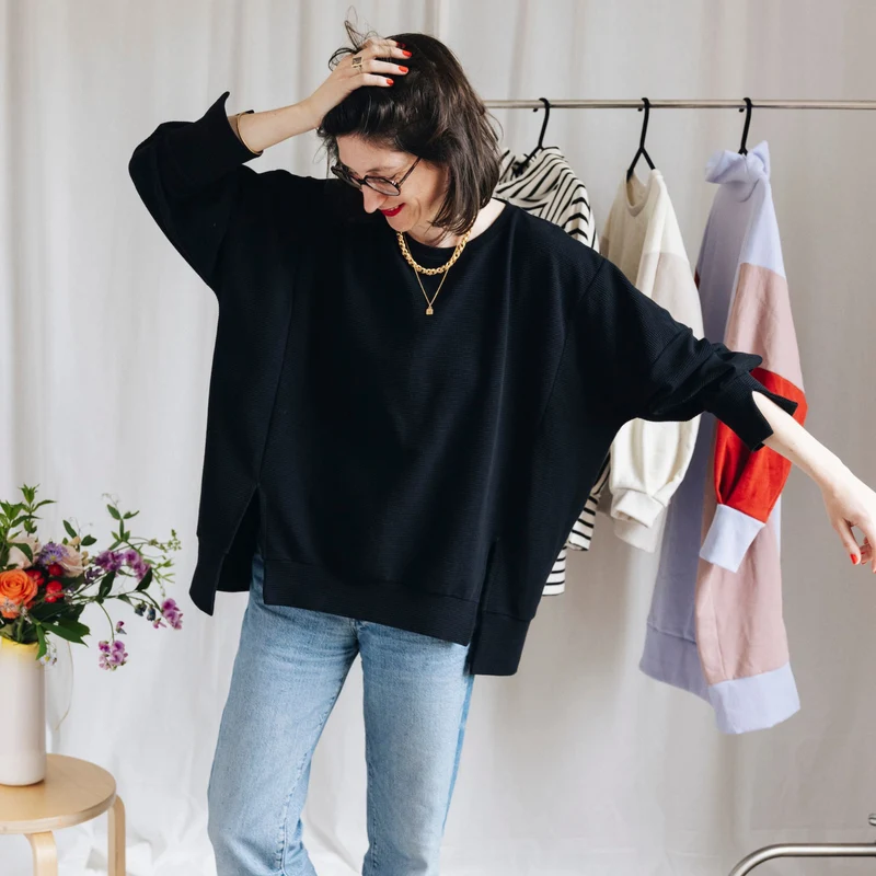 Onlinekurs "Sweatshirt & Kleid LABOUM nähen"