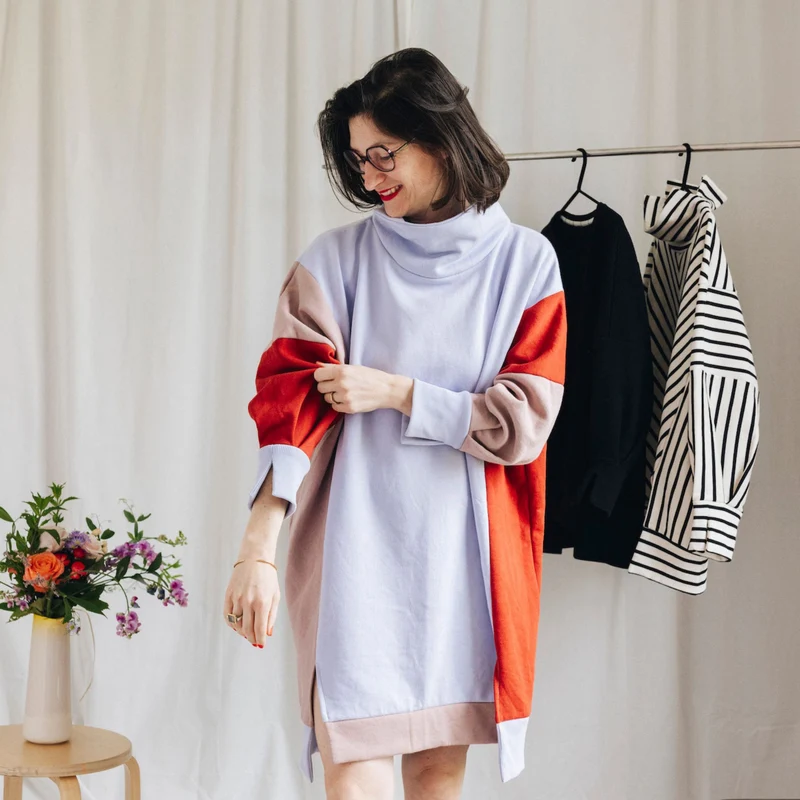 Onlinekurs "Sweatshirt & Kleid LABOUM nähen"