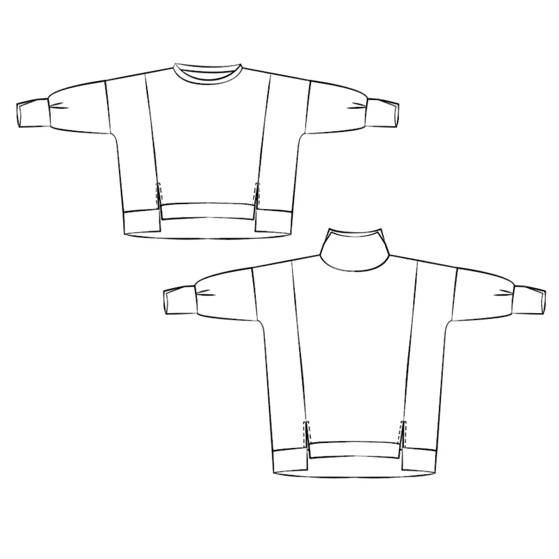 Onlinekurs "Sweatshirt & Kleid LABOUM nähen"