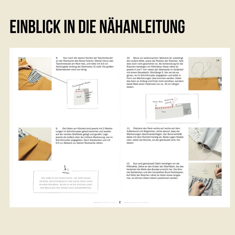 Schnittmuster Ebook Rock Crème