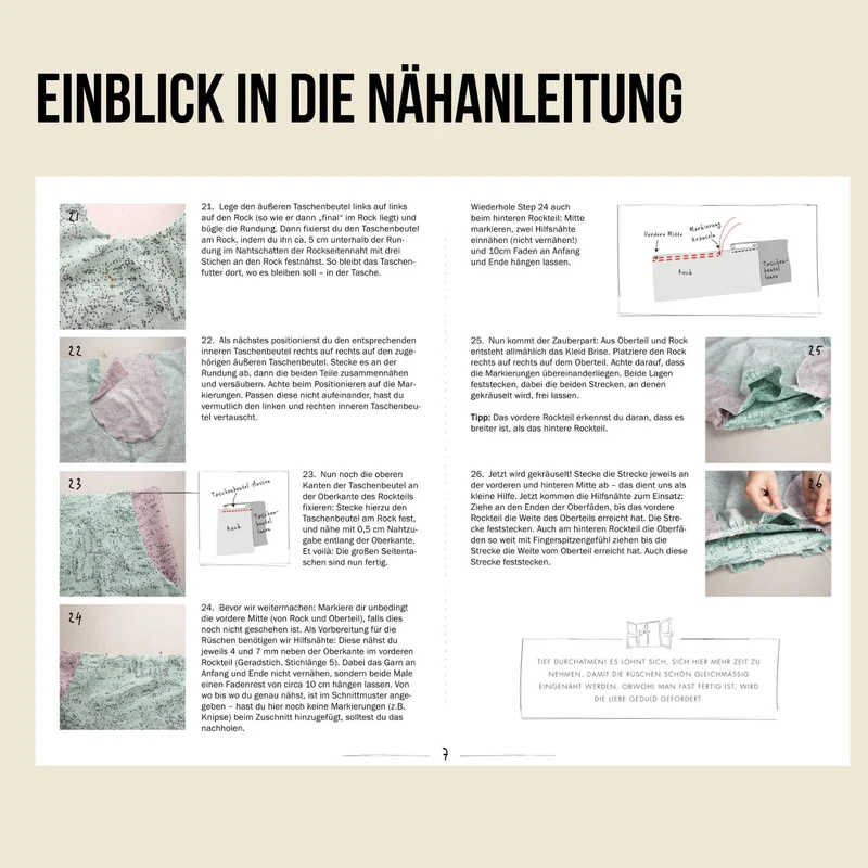 Schnittmuster Ebook Kleid Brise