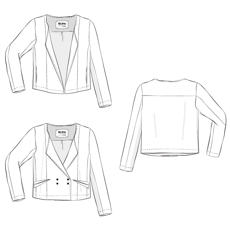 Schnittmuster Ebook Jacke Cess
