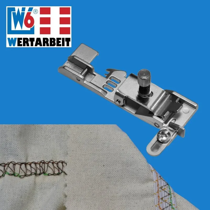W6 Overlock / Coverlock Gummibandfuß W6 N 656D / 707D Freiarm