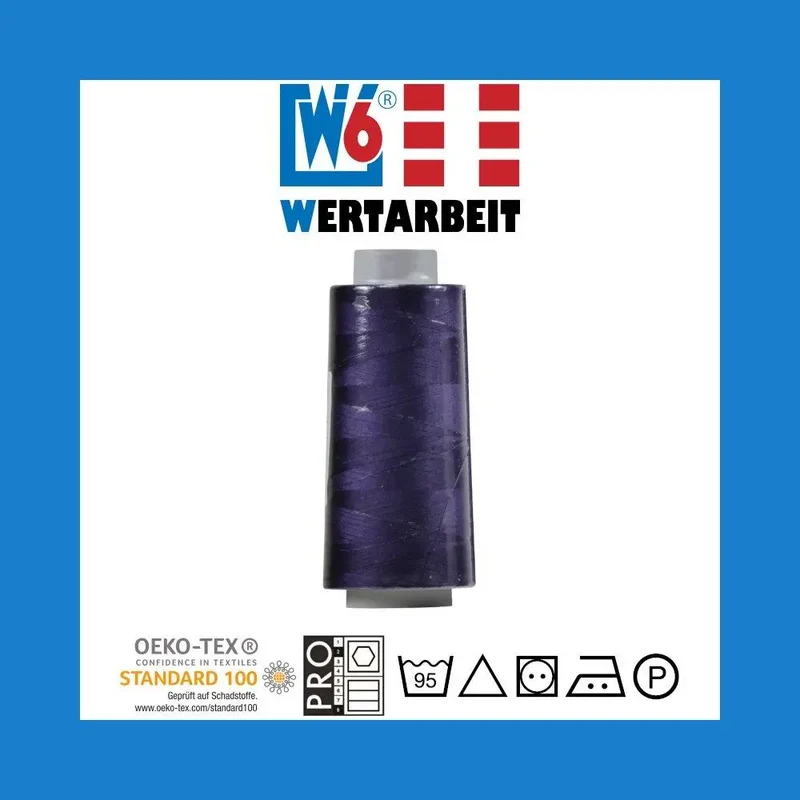 W6 Overlockgarn und Coverlockgarn (2.500 m)