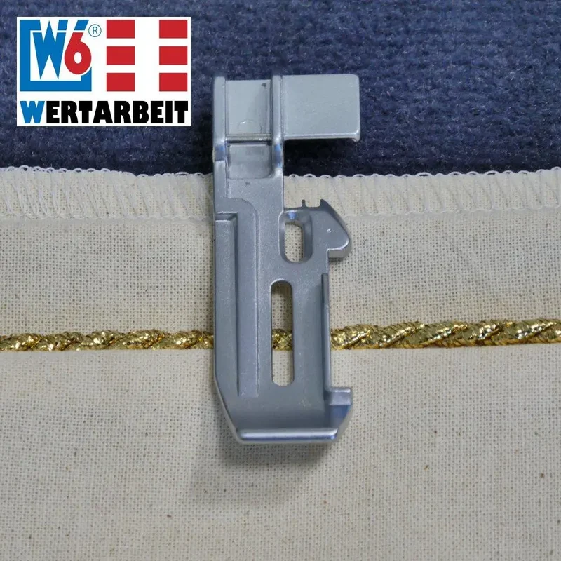 W6 Overlock Paspelfuß - W6 N 656D Freiarm