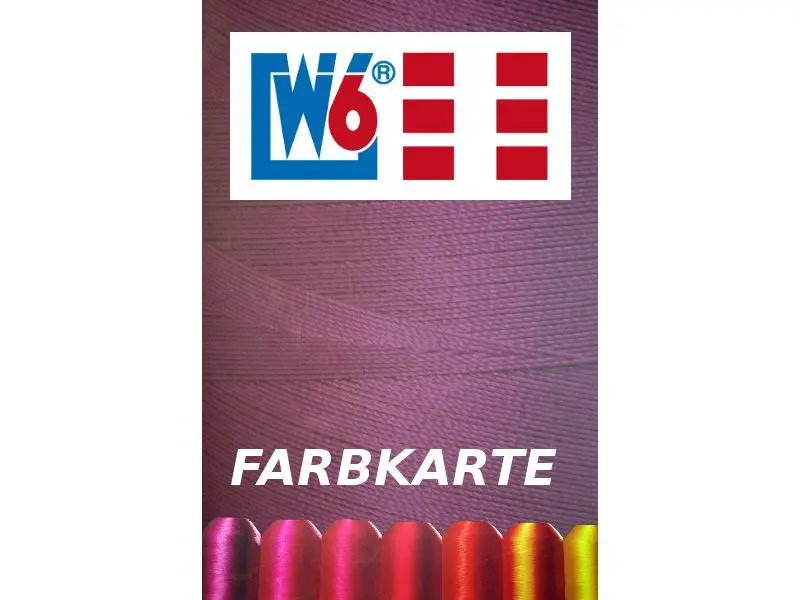W6 Farbkarte Näh- und Stickgarn