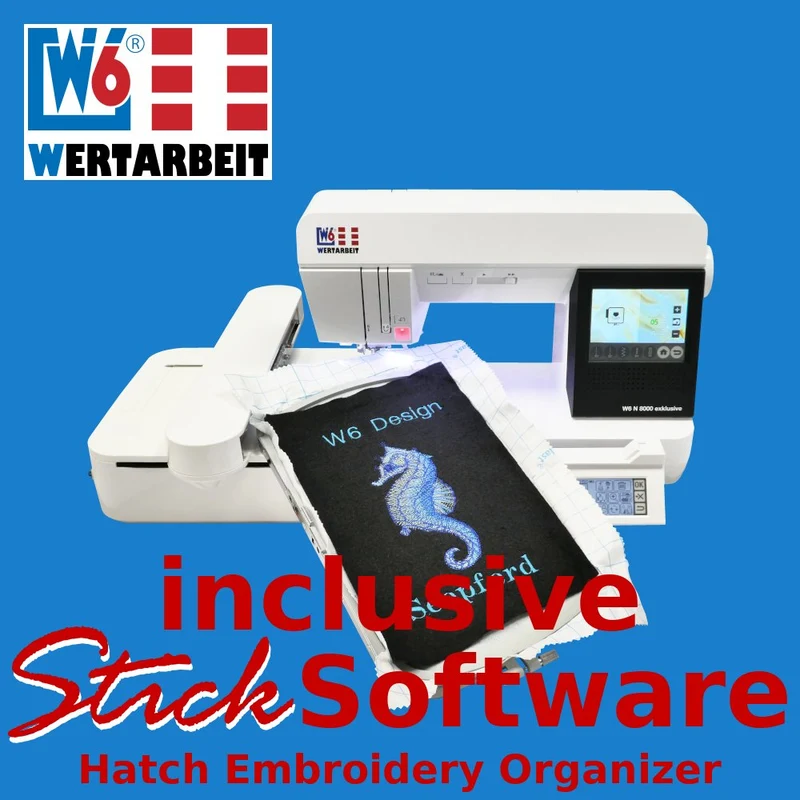 W6 Nähmaschine N 8000 Exklusive