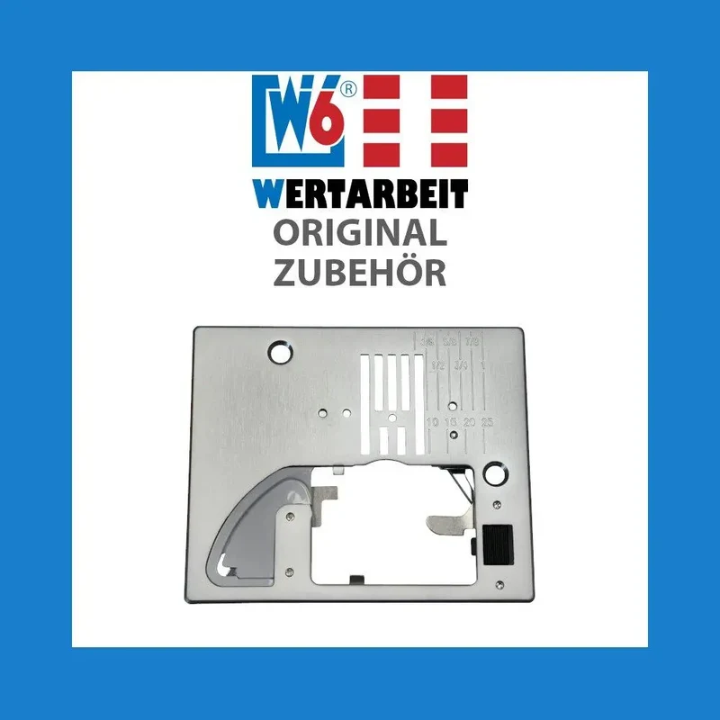 W6 Nähmaschinen Gradstich-Stichplatte W6 N 9500 Pro / 9500C QPL