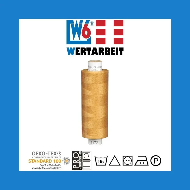 W6 Qualitätsnähgarn (500 m)