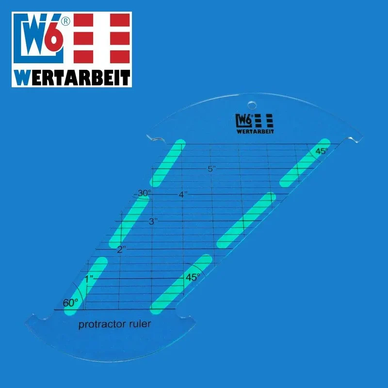 W6 Ruler / Lineal mit Winkeln