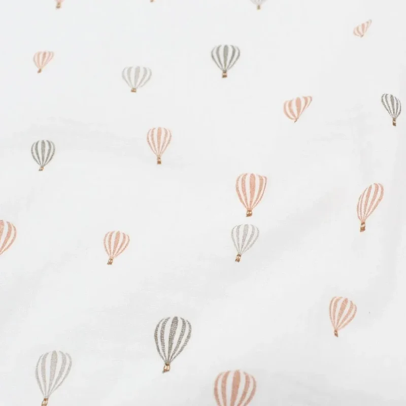 Musselinstoff Heißluftballons