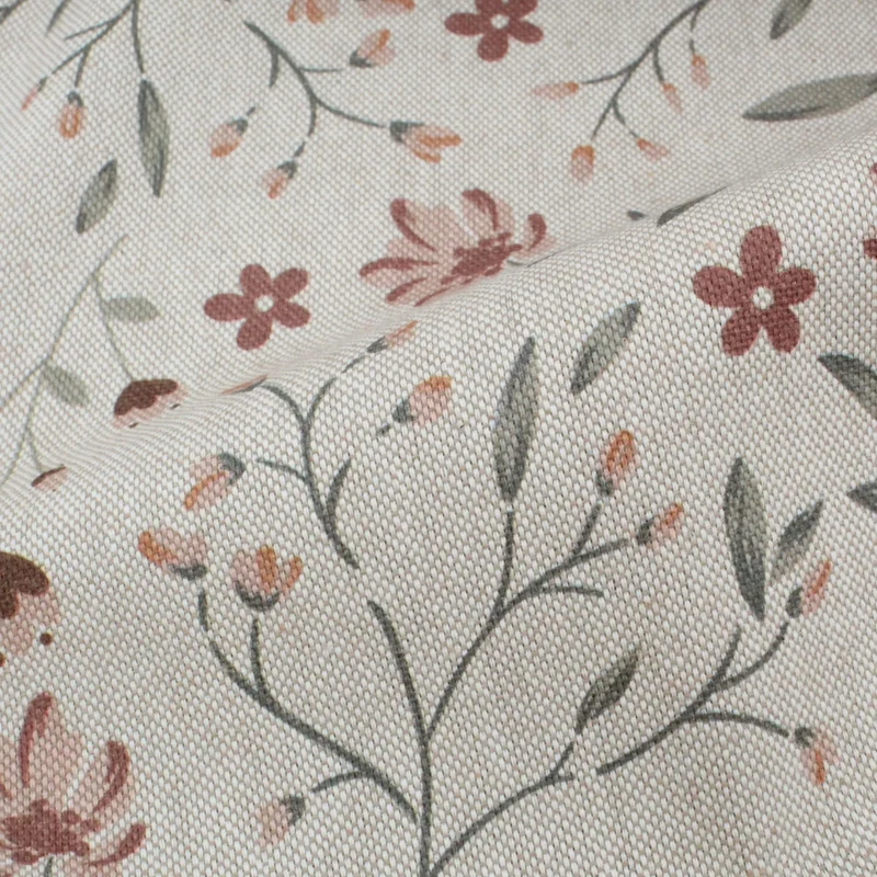 Canvas-Mix Blumen | Leinenoptik